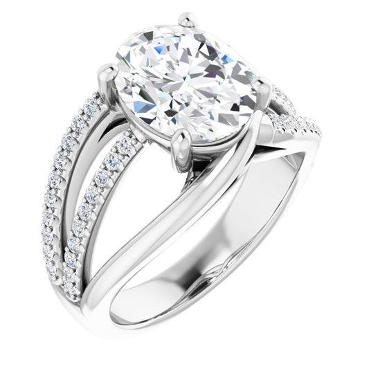 Accented Engagement Ring