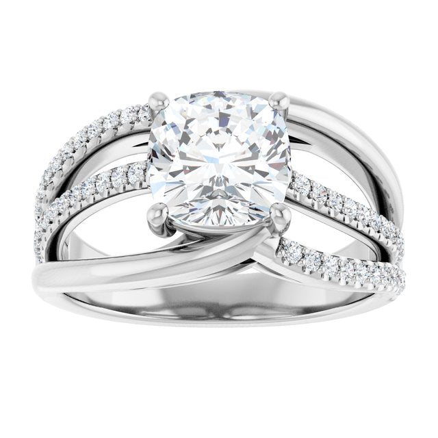 Accented Engagement Ring