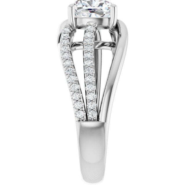 Accented Engagement Ring