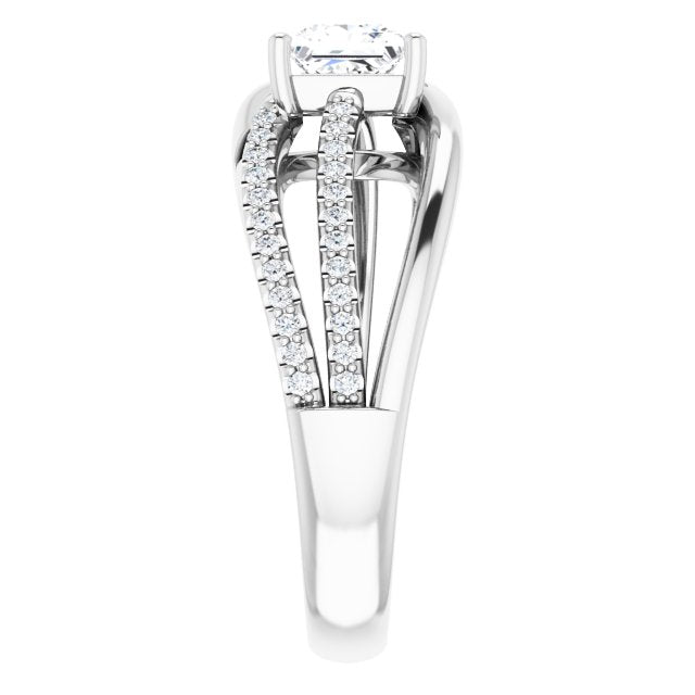 Accented Engagement Ring
