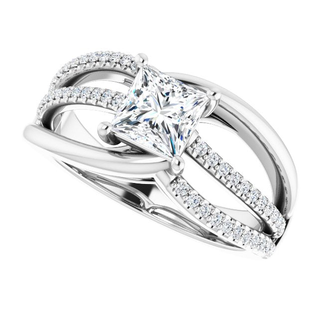 Accented Engagement Ring