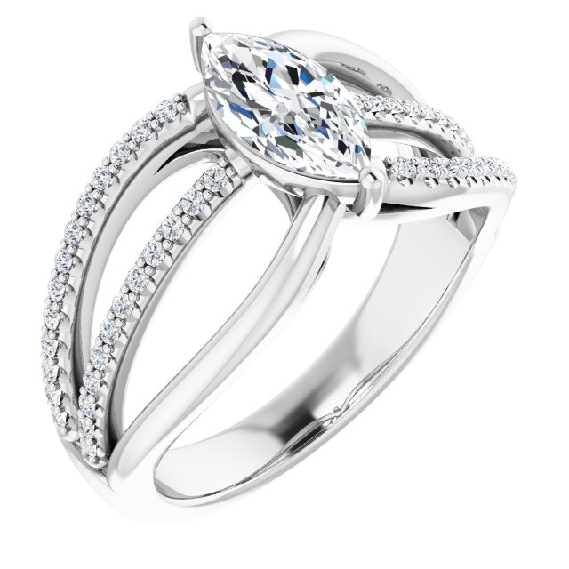 Accented Engagement Ring