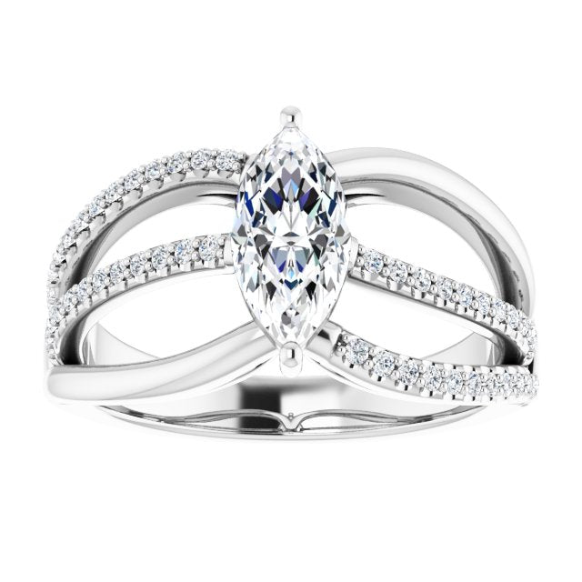 Accented Engagement Ring
