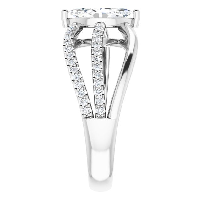 Accented Engagement Ring