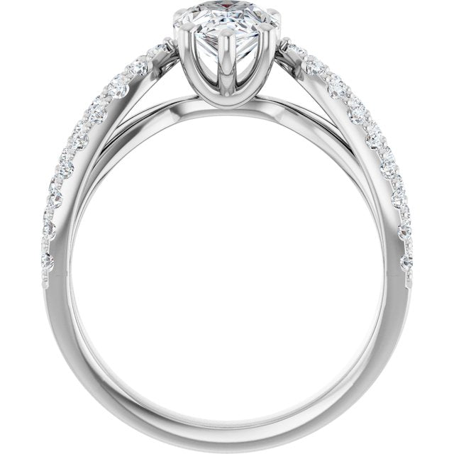 Accented Engagement Ring