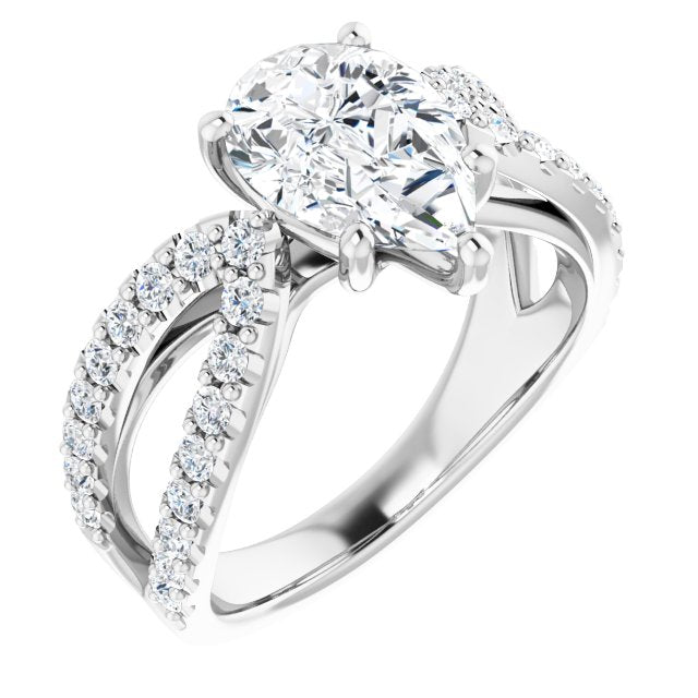 Accented Engagement Ring