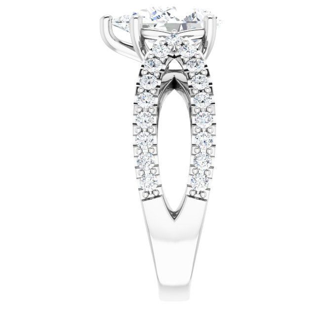Accented Engagement Ring