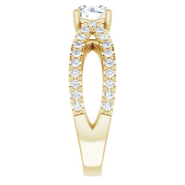 Accented Engagement Ring