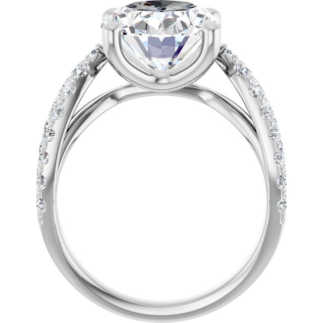 Accented Engagement Ring