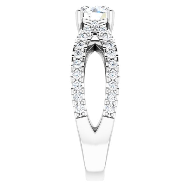 Accented Engagement Ring