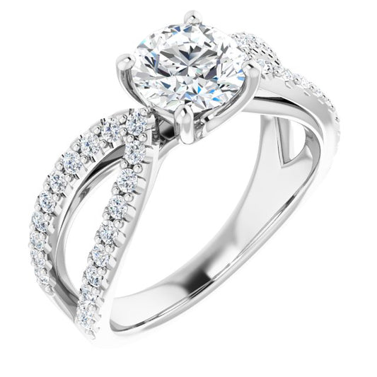 Accented Engagement Ring