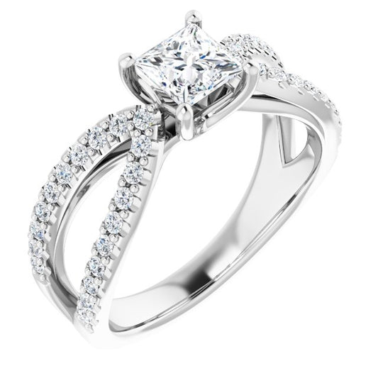 Accented Engagement Ring