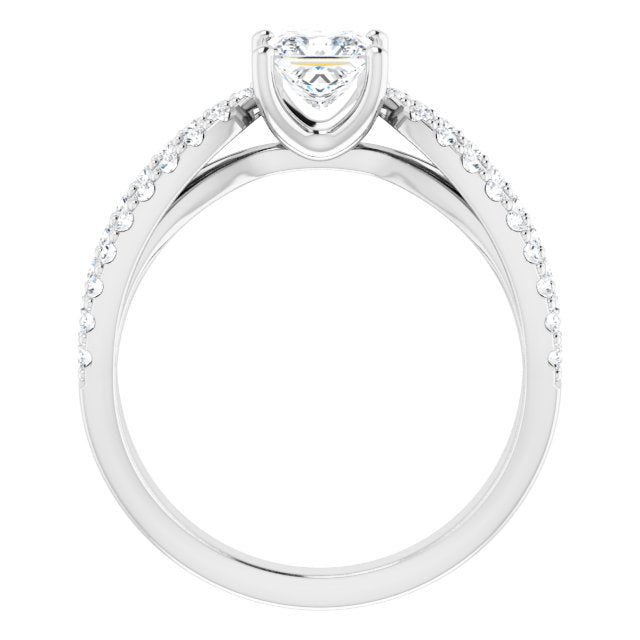 Accented Engagement Ring