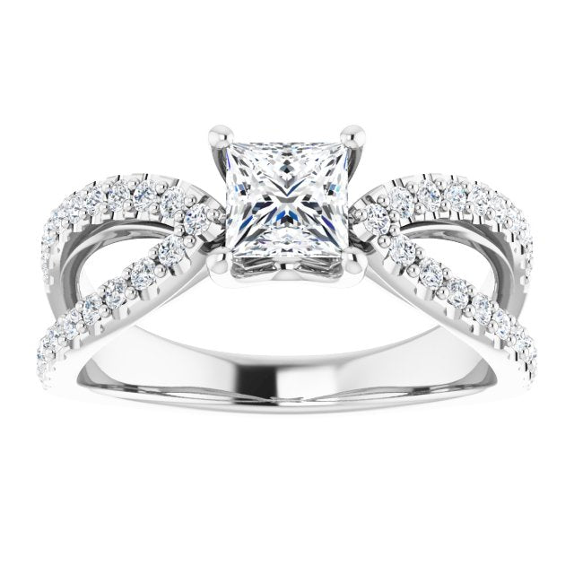 Accented Engagement Ring
