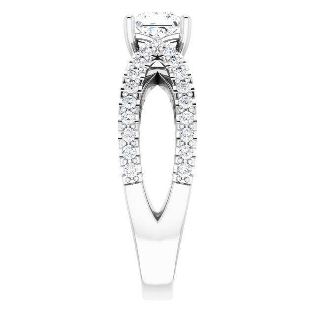 Accented Engagement Ring