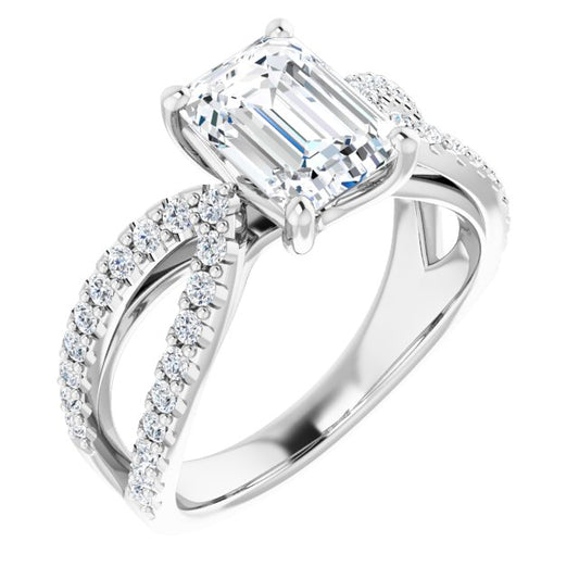 Accented Engagement Ring