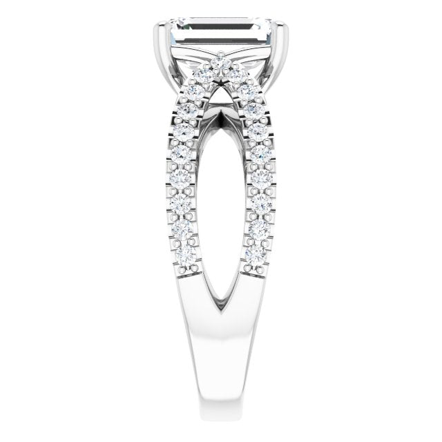 Accented Engagement Ring