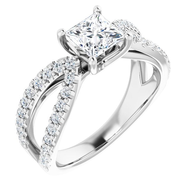 Accented Engagement Ring