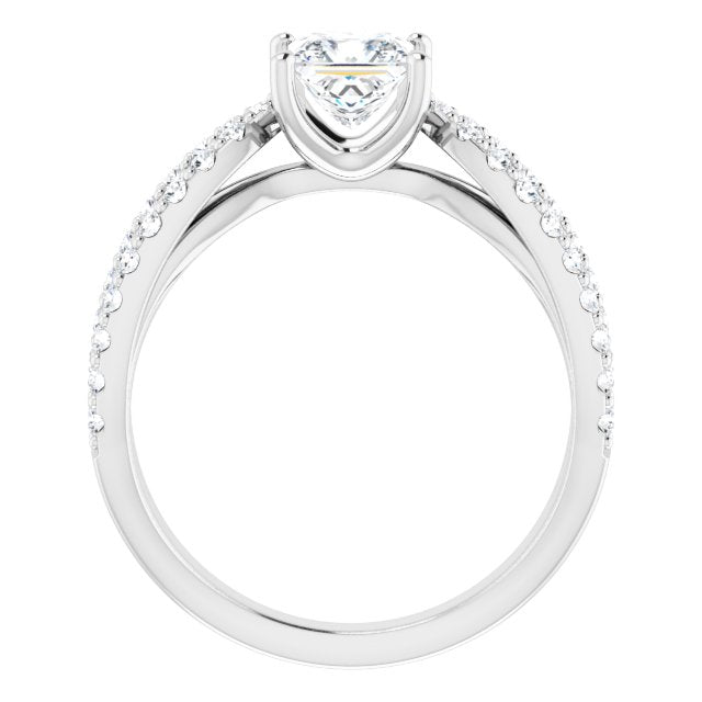 Accented Engagement Ring