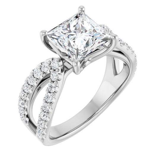 Accented Engagement Ring