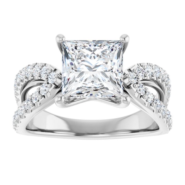 Accented Engagement Ring