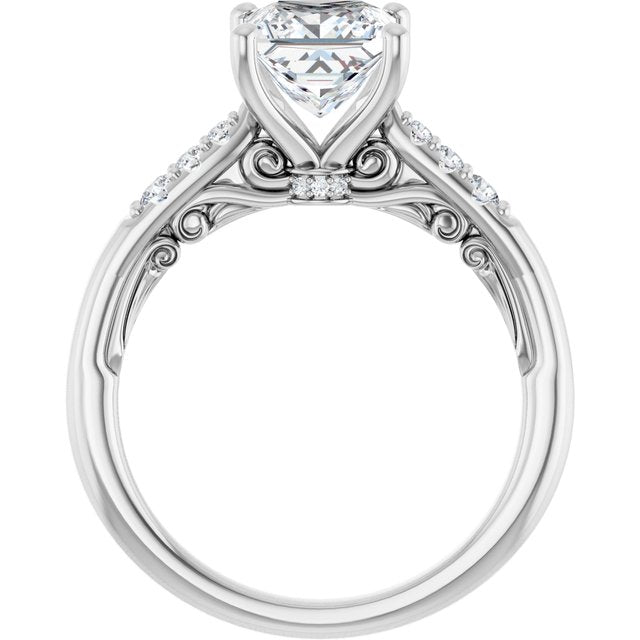Accented Engagement Ring