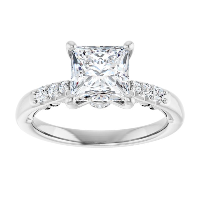 Accented Engagement Ring