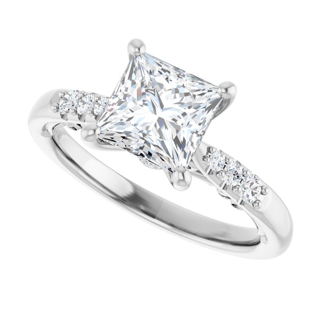 Accented Engagement Ring