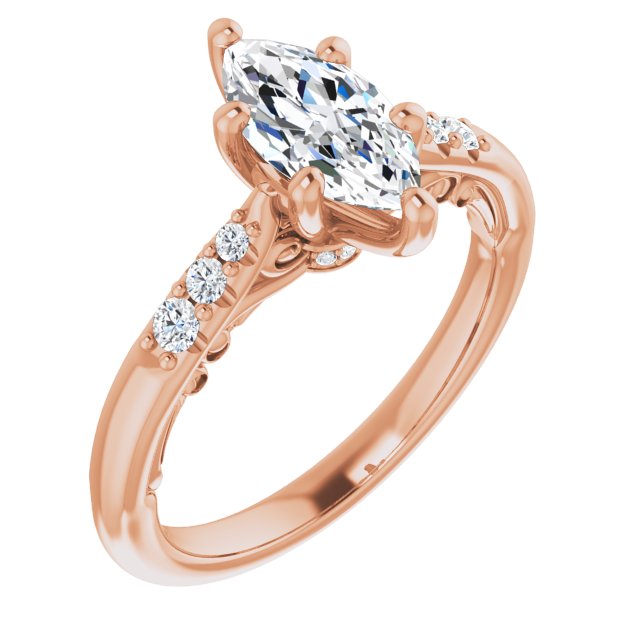 Accented Engagement Ring