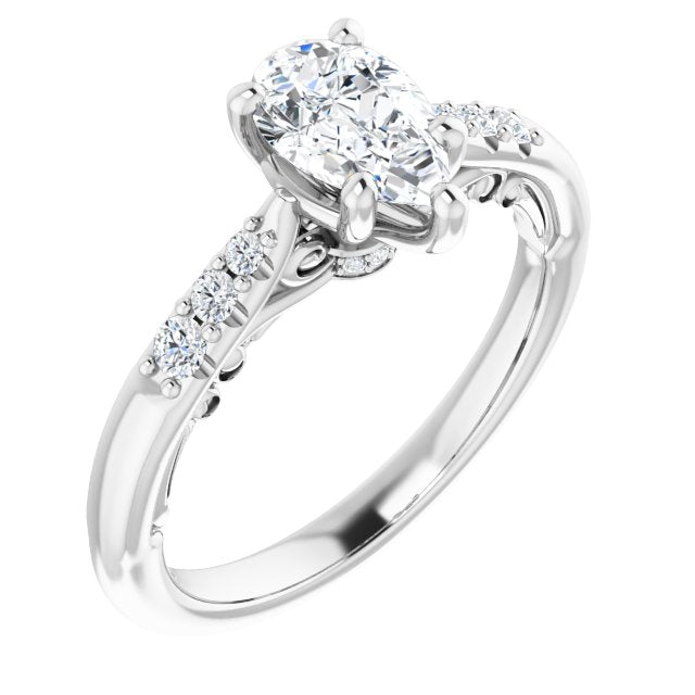 Accented Engagement Ring