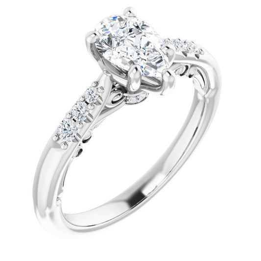 Accented Engagement Ring