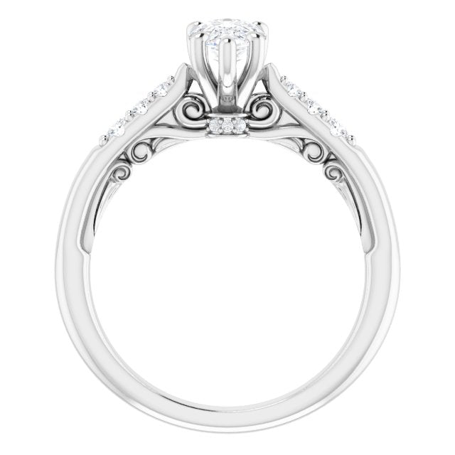 Accented Engagement Ring
