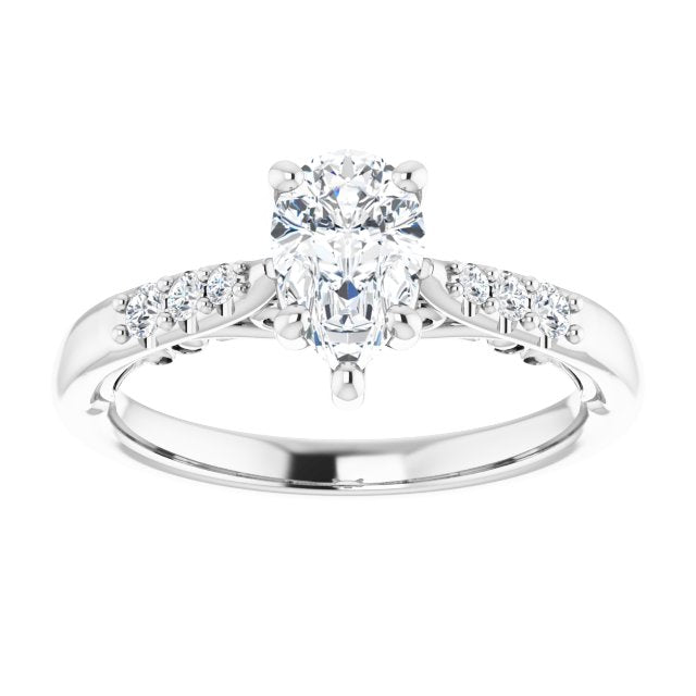 Accented Engagement Ring