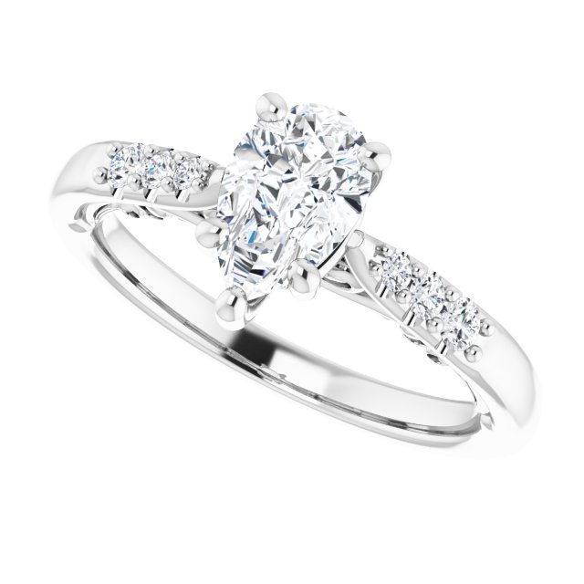 Accented Engagement Ring