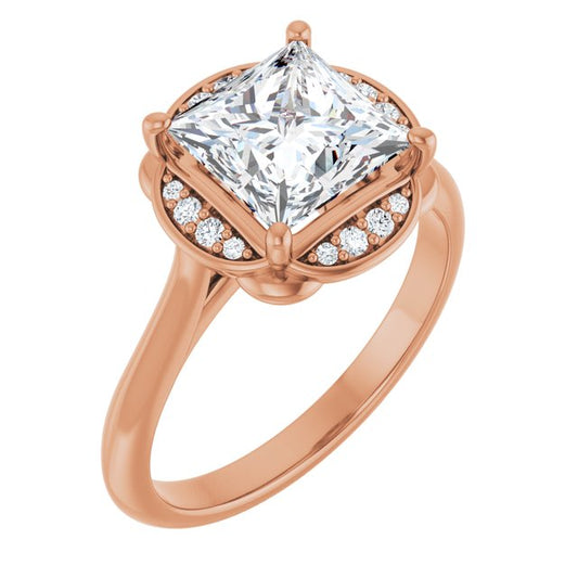 Accented Engagement Ring
