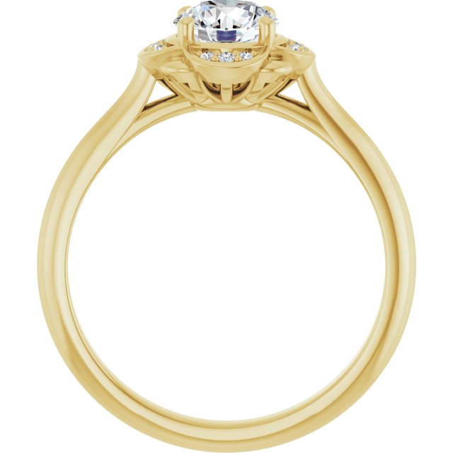 Accented Engagement Ring
