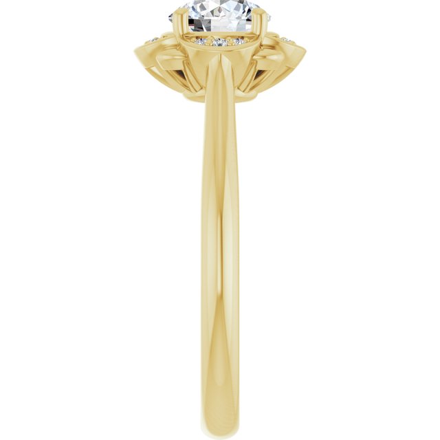 Accented Engagement Ring