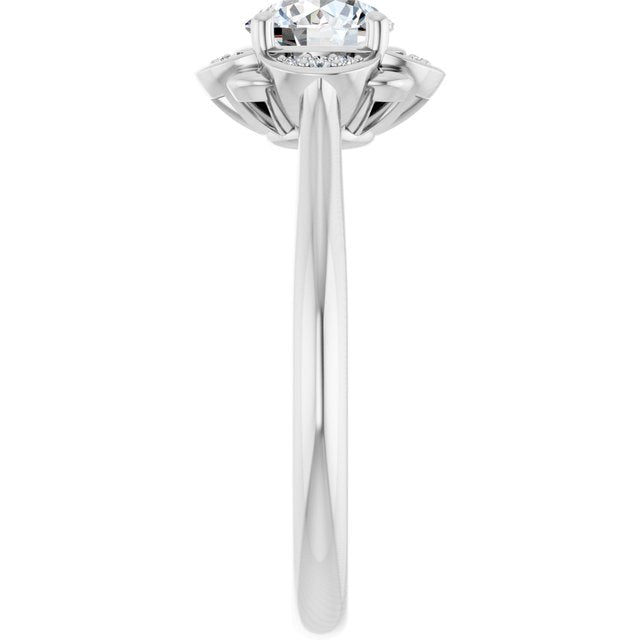 Accented Engagement Ring