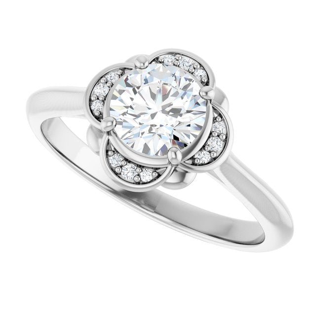 Accented Engagement Ring