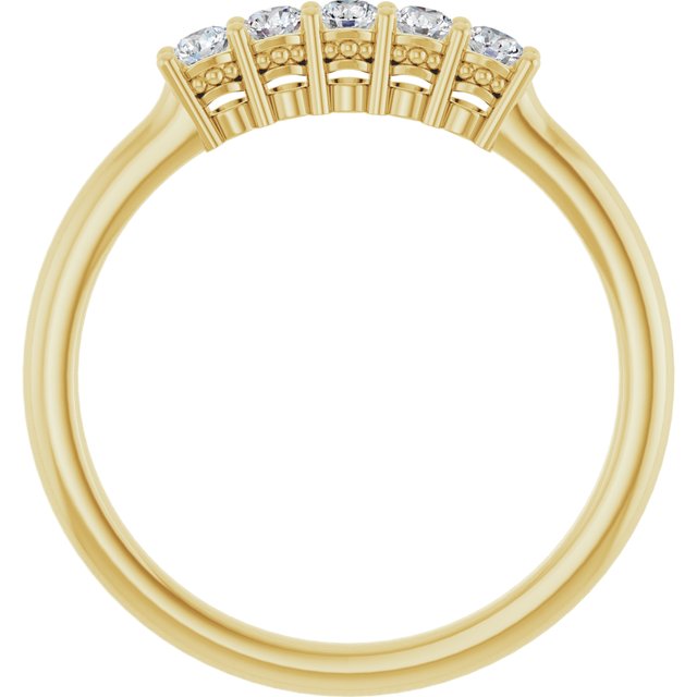 Five-Stone Anniversary Band