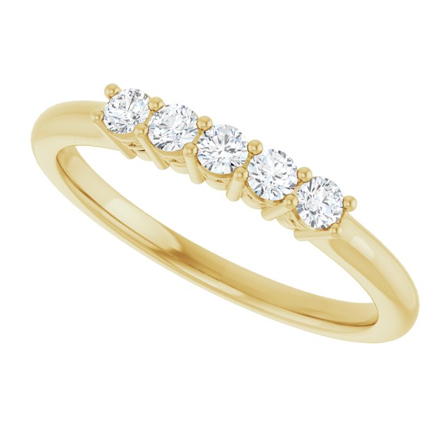 Five-Stone Anniversary Band