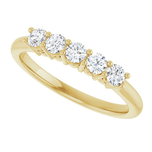 Five-Stone Anniversary Band