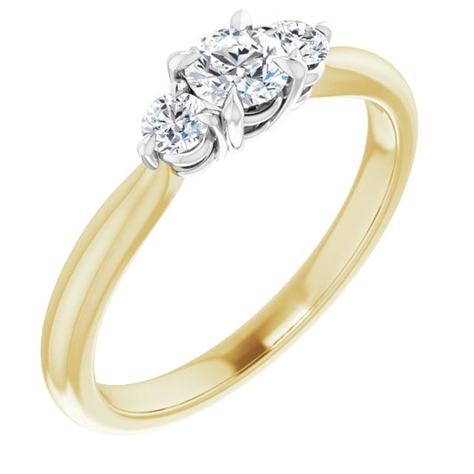 Three-Stone Engagement Ring