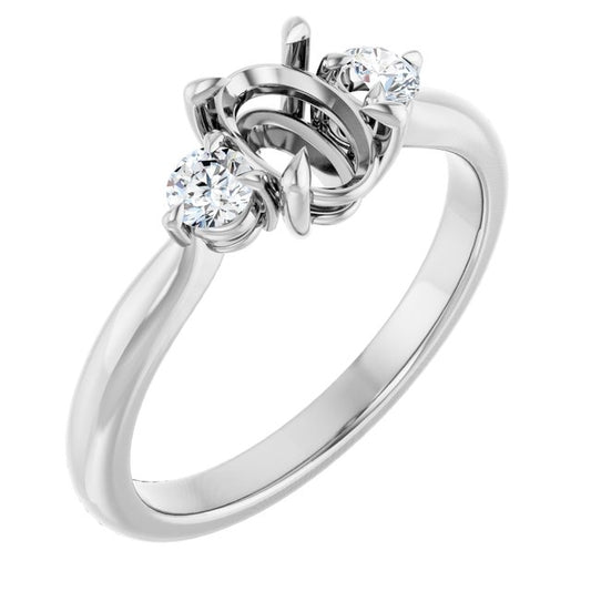 Three-Stone Engagement Ring