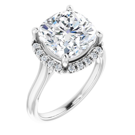 Halo-Style Engagement ring