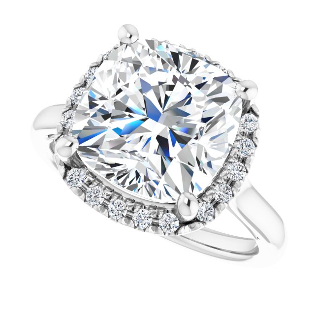 Halo-Style Engagement ring