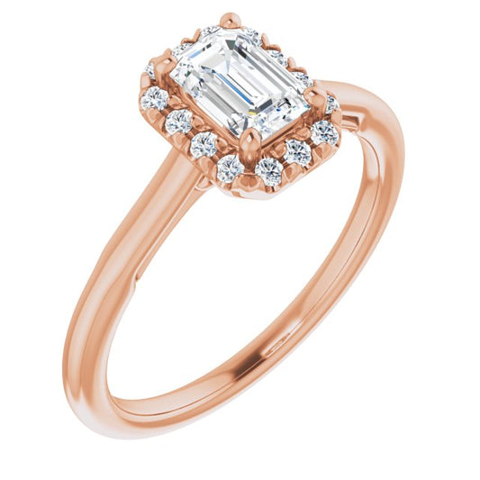 Halo-Style Engagement ring