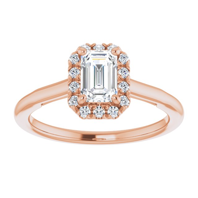 Halo-Style Engagement ring