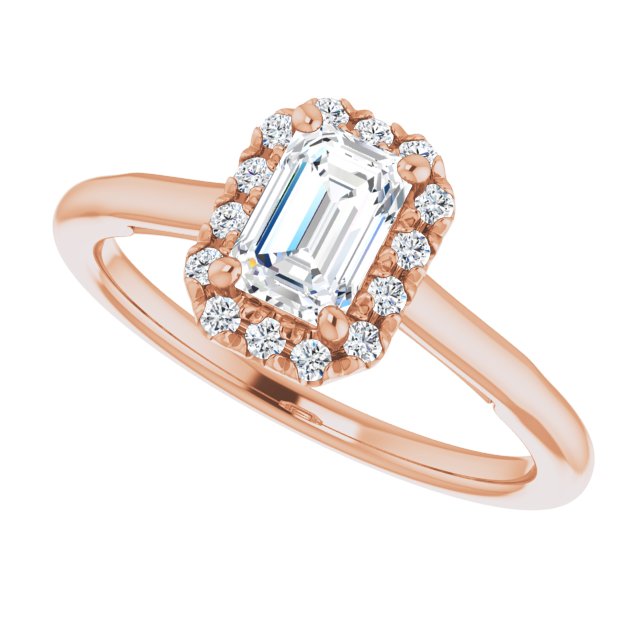 Halo-Style Engagement ring
