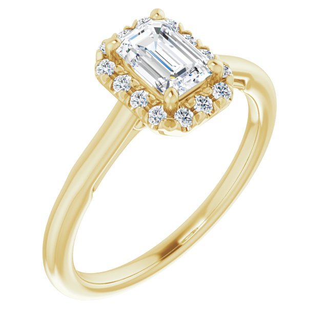 Halo-Style Engagement ring